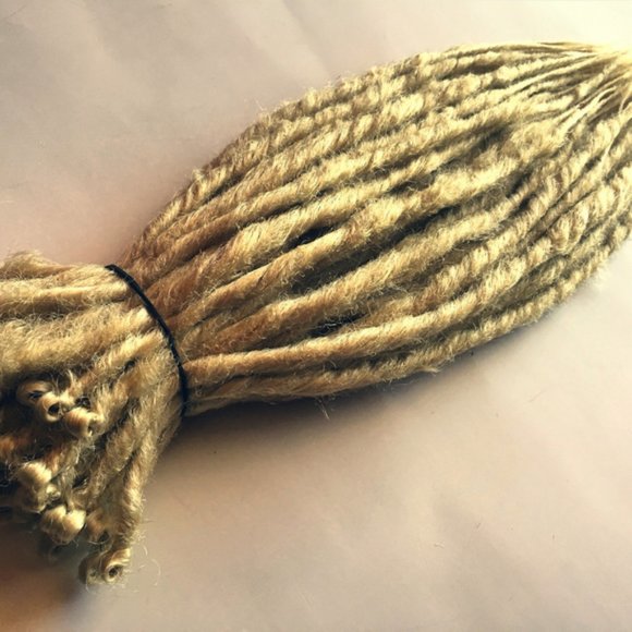 Blonde Synth Dreads Dreadlocks Hair Extensions NE